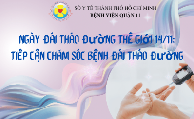 (HCDC)-[Ngày Đái tháo đường Thế giới 14/11:Tiếp cận chăm sóc bệnh Đái tháo đường]